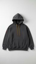Oversized Cotton Hoodie Drop-Shoulder