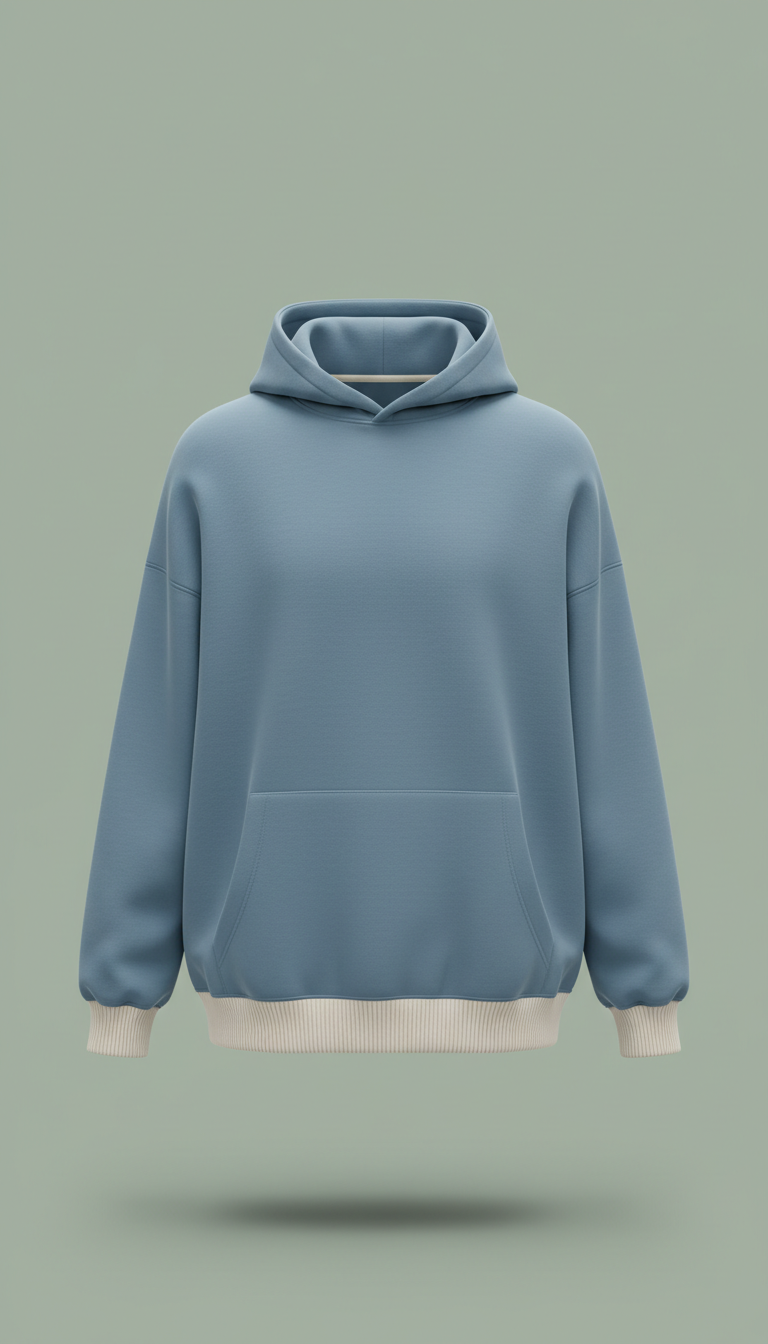 Oversized Hoodie in Organic Cotton