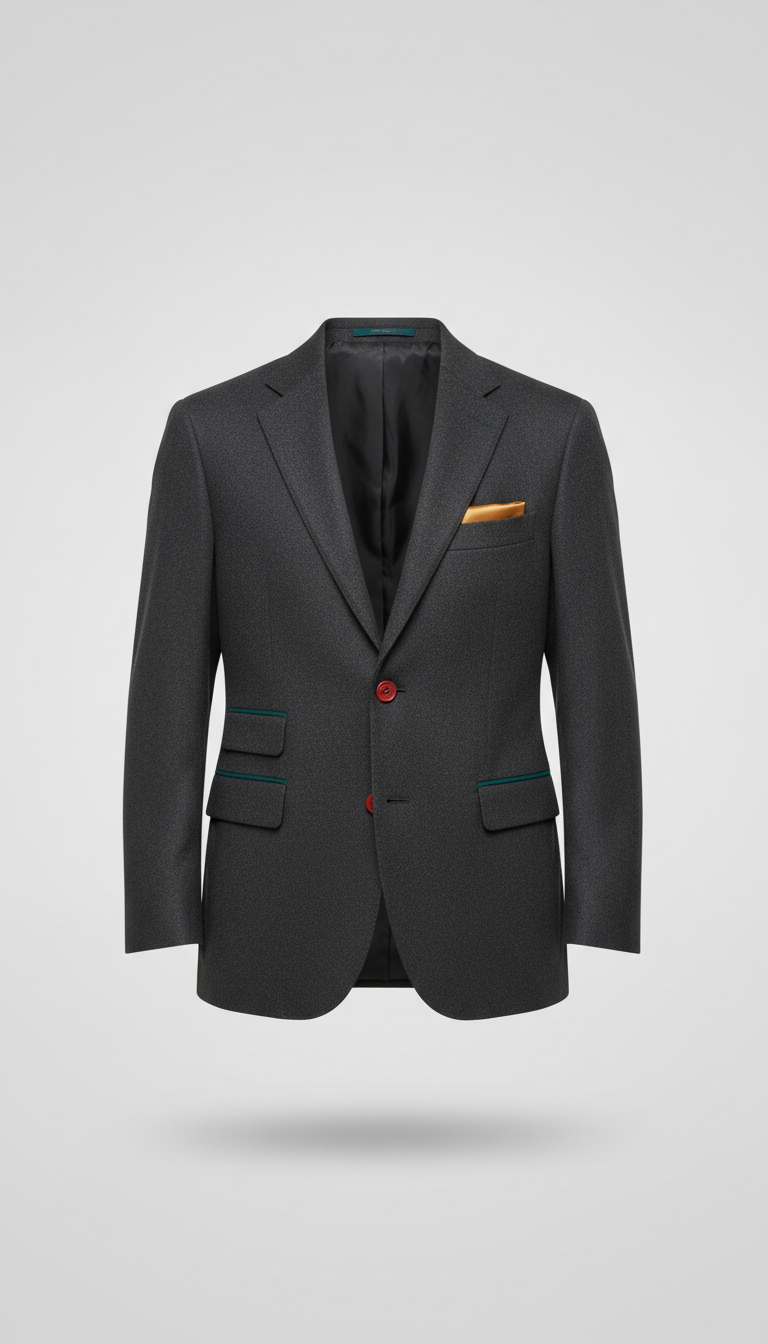 Tailored Wool Blazer Modern Cut